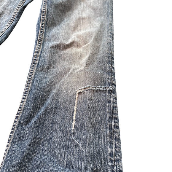 BKE Star 18 long 25x33.5 Light Blue Flare women’s Jeans - Picture 5 of 8